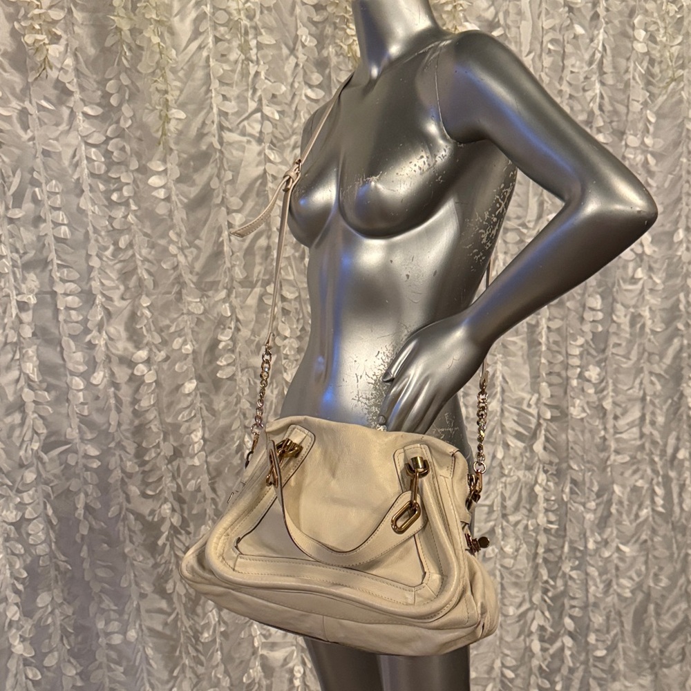 Chloe Cream Shoulder Bag